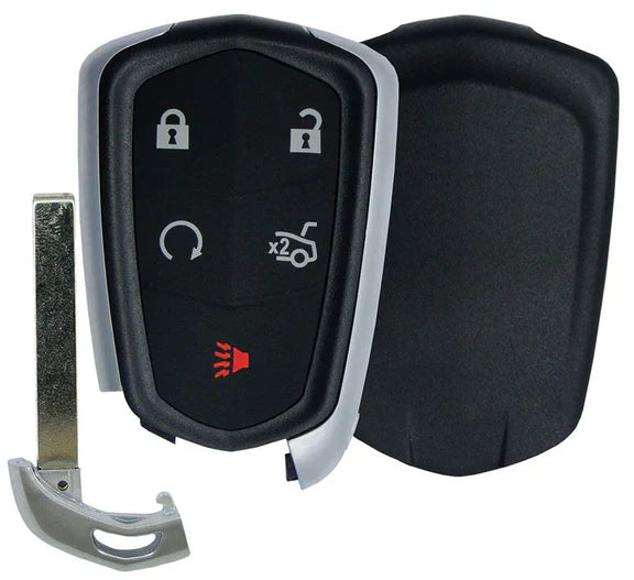 Cascara Llave Presencia / Cadillac / Hyq2Ab, Hyq2Ab / 5 Botones / No Logo