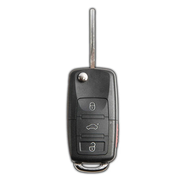 Llave Control  2006-2011 Volkswagen Jetta Golf Rabbit Fcc / 4 Botones   / 315Mhz /Id48 / Nbg92596263,1K0959753H / Sin Logo