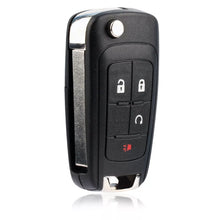 Llave Control Chevrolet Impala Sonic Trax 2010-2019 / 4 Botones  / 315 Mhz /Remote Key / Id 46  /  Oht01060512,20873622, 20835400, 20873620 / Sin Logo