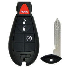 Llave Fobik Dodge Challenger  2008 - 2012 / 68066875Aa / Iyz-C01C / 434Mhz / 4 Botones Arranque / 46 Chip (Pcf7941) / Sin Logo