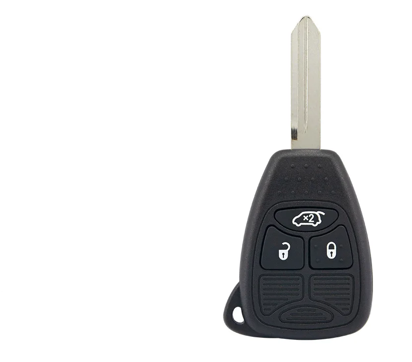 Llave Control Chrysler Voyager (Rg Model) 2004 - 2007 / 3 Botones C/Cajuela / 434Mhz/Id46-Pcf7941 / Pn:045892299Ac, Kobdt04A / Sin Logo