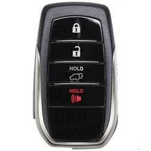 Llave Control de Presencia  2018-2019 Toyota Land Cruiser / 4 Botones  / 314Mhz/Hyq14Fba,89904-60M80 / Sin Logo
