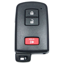 Llave Control de Presencia 2012-2019 Toyota Prius Rav4 / 3 Botones / 312/314Mhz/Hyq14Fba, 281451-0020 G,89904-52290 / Sin Logo
