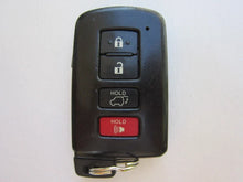 Llave Control de Presencia Toyota Highlander 2014-2020 / 4 Botones / 312/314Mhz/Hyq14Fba,89904-0E120 / Sin Logo
