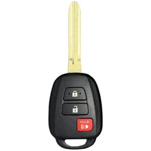 Llave Control Toyota Rav4 Highlander Squeoia Tundra Tacoma 2014-2019 / 3 Botones / 314.4Mhz /Original H Chip/Gq4-52T,89070-0R120 / Sin Logo