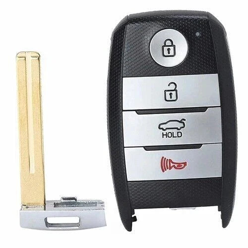Llave Control de Presencia 2014-2015 Kia Optima Fcc / 4 Botones / 433.9Mhz /Id46 Chip / Sy5Xmfna433, 95440-2T500,8325A-Xmfna433 / Sin Logo