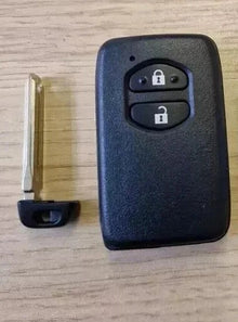Llave Control de Presencia 2009-2015 Toyota Prius Aqua Corolla Axio Vitz / 2 Botones / 433Mhz/ 89904-47190, 89904-0F010, 89904-47170 / Sin Logo