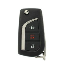 Llave Control Toyota Hilux Yaris / 3 Botones / 433Mhz/Toy48/ B41Ta / Sin Logo