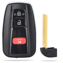 Llave Control de Presencia 2018-2021 Toyota C-Hr / 3 Botones / 315Mhz /Aftermarket Board/Mozbr1Et - 0010, 89904-F4020 / Sin Logo