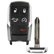 Llave Control Presencia 2019-2021 Dodge Ram / Gq4-76T / 5 Botones / 433Mhz 4A Chip / 68375456Ab