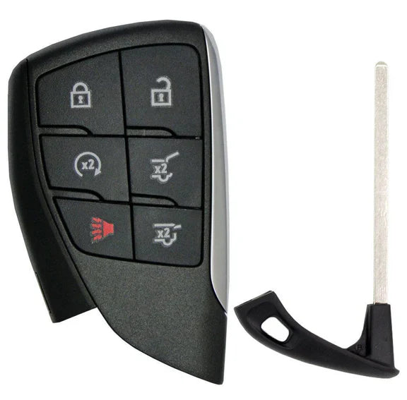 Llave Precencia Gmc Yukon / Chevrolet Suburban 2021-2023 / 1354831, 13545333 / Yg0G21Tb2 / 433Mhz / 6 Botones Encendido Cajuela / Id49 / Sin Logo