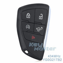 Llave Precencia Chevrolet Silverado 2020 - 2023 / 13548437 / Yg0G21Tb2 / 434Mhz / 5 Botones Cjuela / Id49 / Sin Logo