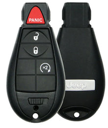 Llave Fobik Control Remoto / 2014-2021 Jeep Cherokee / 4 Botones / 433 Mhz / 68105083Ag, Gq4-53T / Original