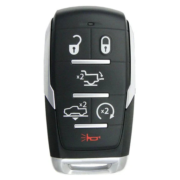 Llave Presencia Control Remoto / 2019 - 2023 Ram Longhorn / 6 Botones / 433 Mhz / Oht-4882056, 5461A-4882056, 68575607Aa, 5937551Ab, 68442912Ab, 68291694Ad / Original