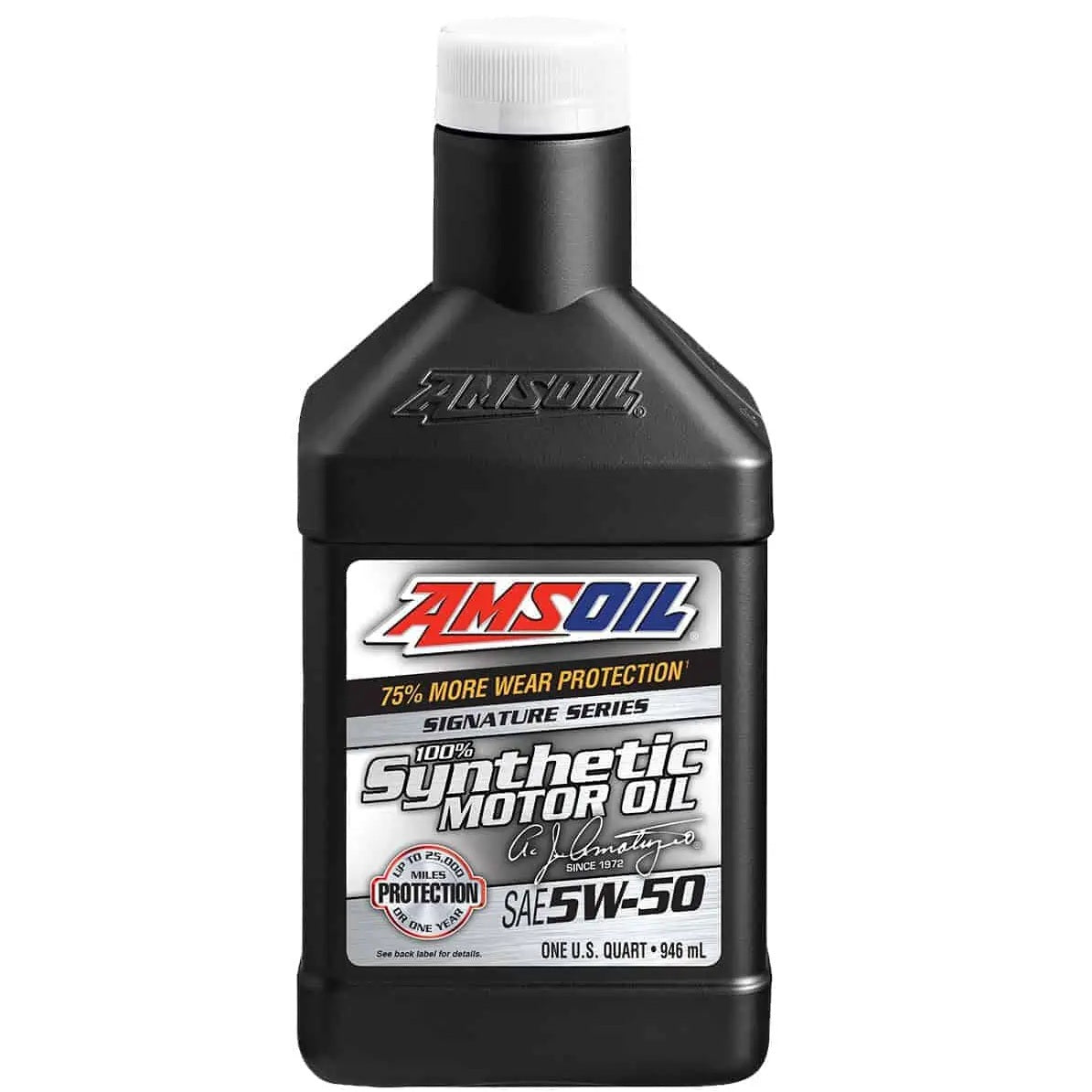Aceite para Motor Amsoil Signature Series SAE 5W-50 100% Sintetico Net. 946mL AMRQT