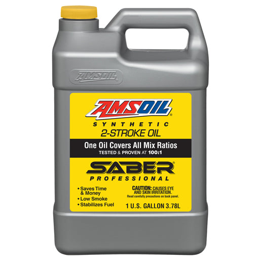 Aceite SABER Amsoil 2T 100% Sintético Net 3.785L ATP1G