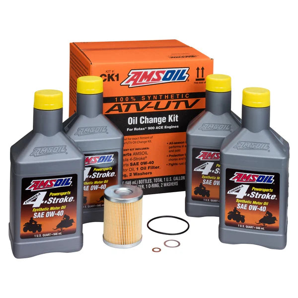 Kit Afinacion Can-Am Amsoil 4T SAE 0W-40 100% Sintetico (4- 946mL / 1- Filtro) CK1