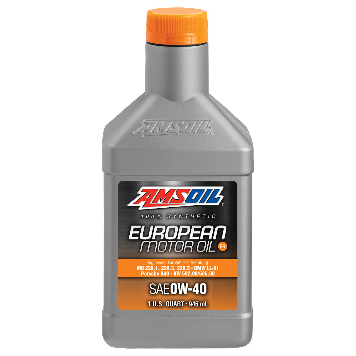Aceite para Motor Amsoil Aplicación Europea FS SAE 0W-40 100% Sintetico Net 946mL EFOQT
