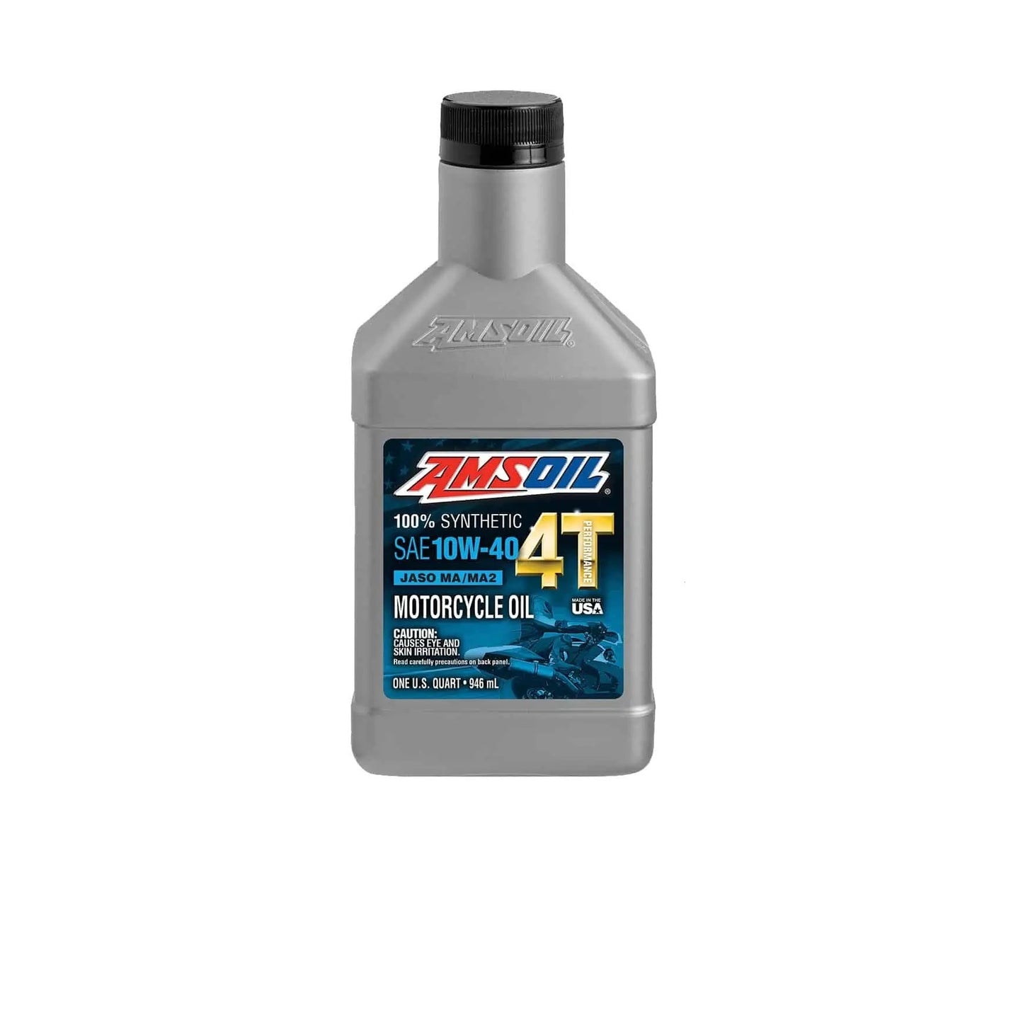 Aceite para Motor Amsoil 4T JASO MA/MA2 SAE 10W-40 100% Sintético Net 946mL MC4QT