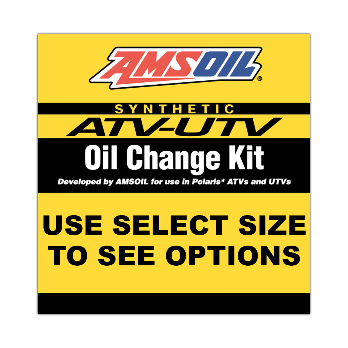 Kit Afinacion Polaris Amsoil ATV/UTV SAE 5W-50 100% Sintetico (2- 946mL / 1- 473mL / 1- Filtro) PK1