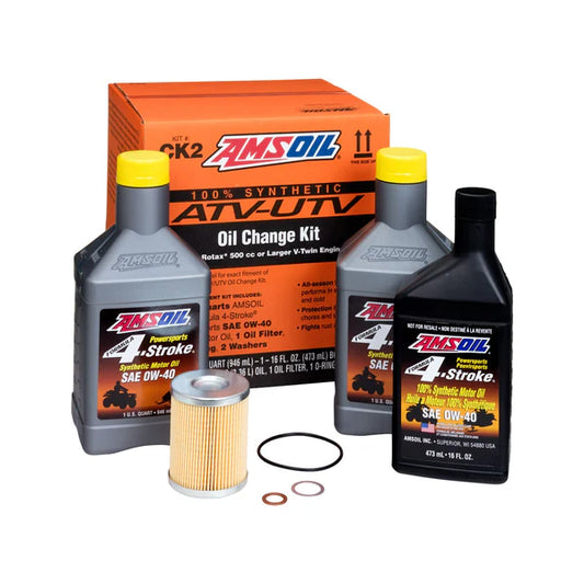 Kit Afinacion Can-Am Amsoil 4T SAE 0W-40 100% Sintetico (2- 946mL / 1- 473mL / 1- Filtro) CK2