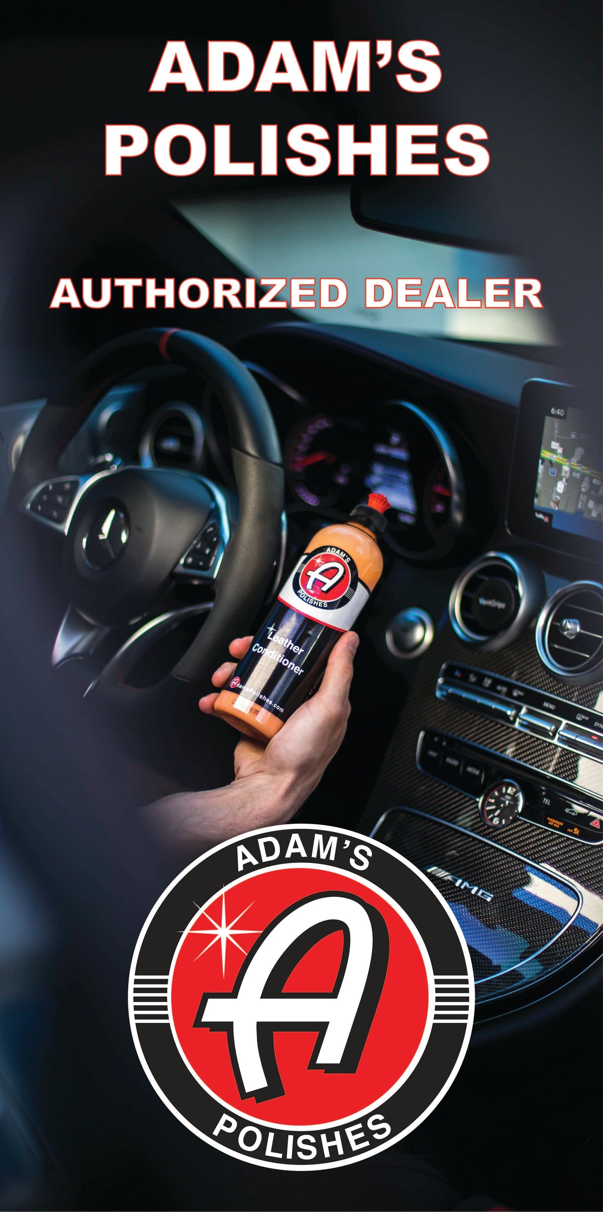 Adam’s Polishes 8x4 Product Banner | NLT308-MSC1003 | NLT verificada